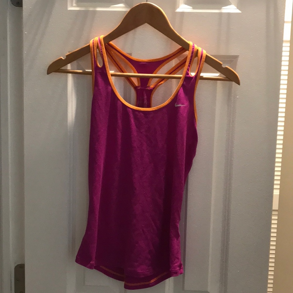 Nike purple racerback tank top